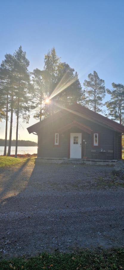 Lakeside Log Cabin Fraemby Udde 팔룬 외부 사진