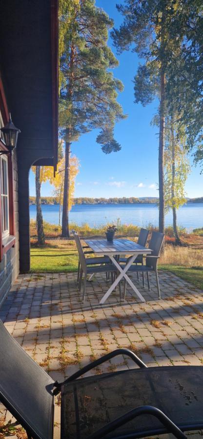 Lakeside Log Cabin Fraemby Udde 팔룬 외부 사진