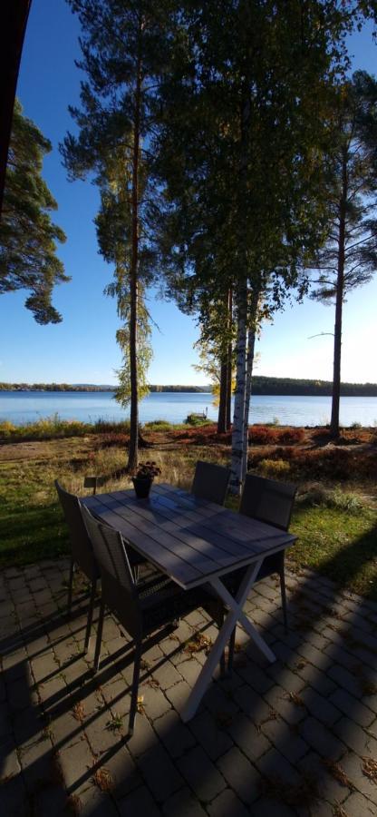 Lakeside Log Cabin Fraemby Udde 팔룬 외부 사진