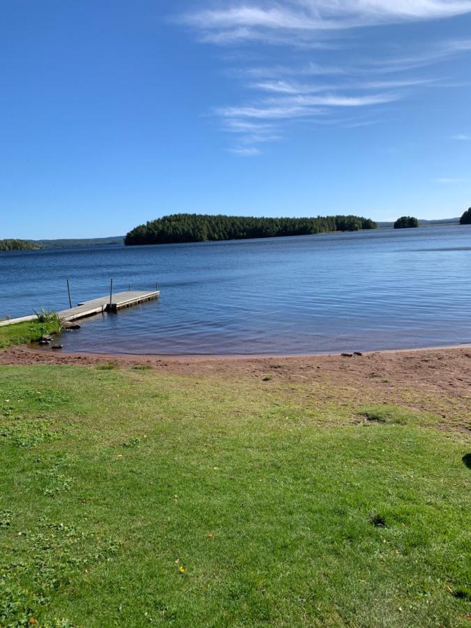 Lakeside Log Cabin Fraemby Udde 팔룬 외부 사진
