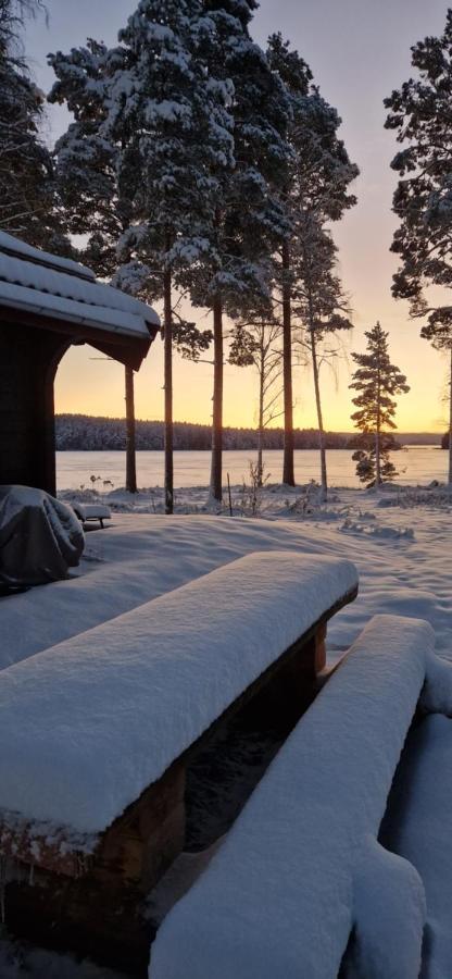 Lakeside Log Cabin Fraemby Udde 팔룬 외부 사진