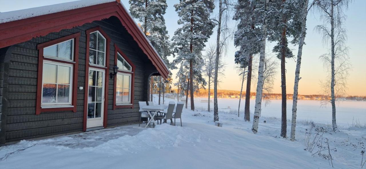 Lakeside Log Cabin Fraemby Udde 팔룬 외부 사진
