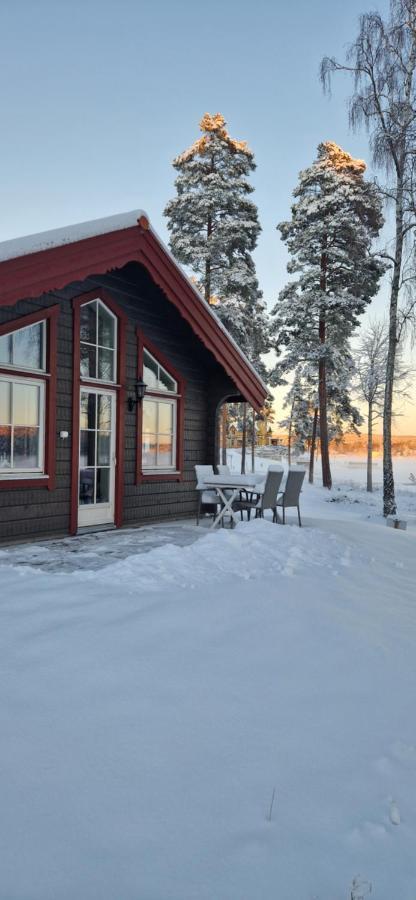 Lakeside Log Cabin Fraemby Udde 팔룬 객실 사진